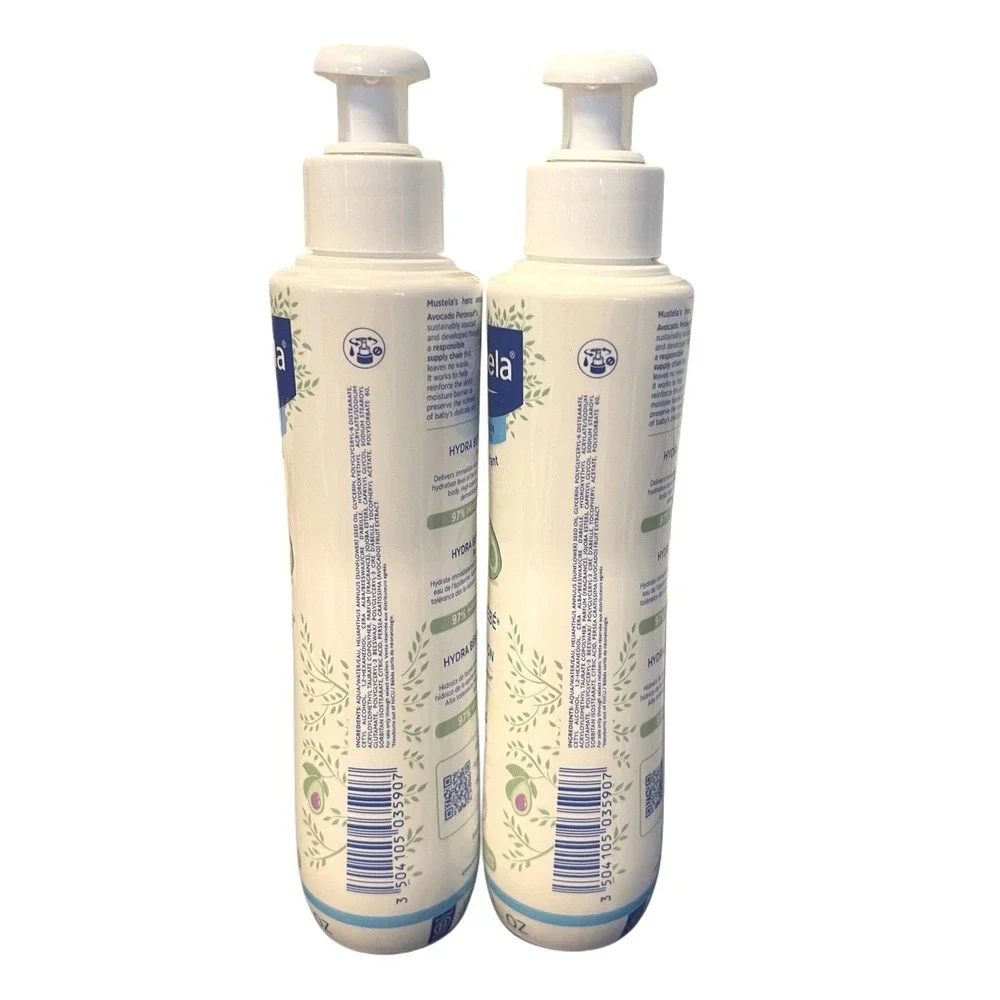 Mustela Hydra Bebe Baby Body Lotion 10.14 US FL - 2 PACK w/ Avocado EXP 6/27 - Picture 3 of 5